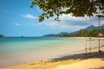 The beach on the sea in Thailand