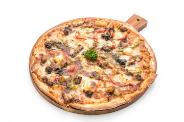 bbq pork pizza