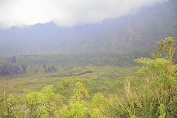 Fototapeta premium Galunggung Mountains, Indonesia.