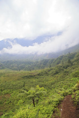 Fototapeta premium Galunggung Mountains, Indonesia.