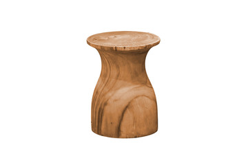 Wooden chair simplistic.