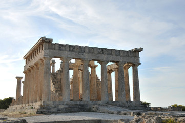 Temple de Aphaia sur l'ile d'Egine