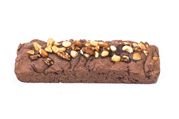 Chocolate cake cake, nuts cake