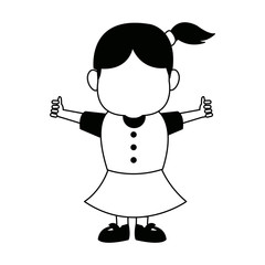 happy happy portrait girl granddaughter young image