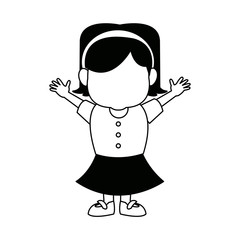 happy happy portrait girl granddaughter young image