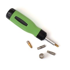 Hand tools for repair and installation: screwdriver with interchangeable tips
