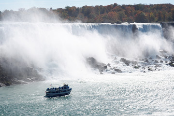 Obraz premium Niagara falls view from Canada side