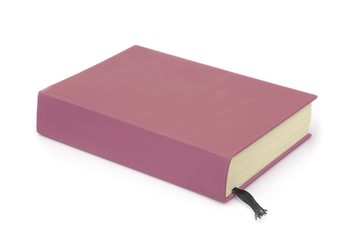 Book on white background