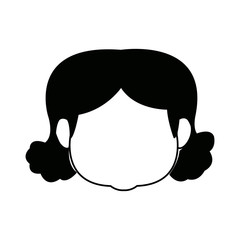 female grandmother head character avatar