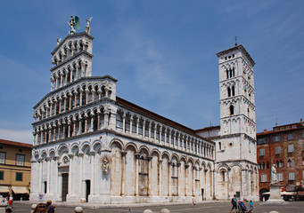 Fototapeta premium Kirche San Michele in Foro in Lucca