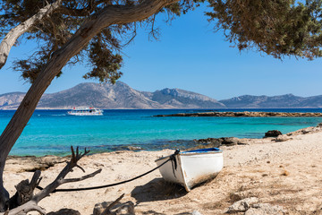 Fototapeta na wymiar Fanos Strand auf den Koufonisia Inseln, Kykladen, Griechenland