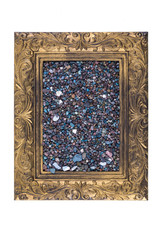 Old frame with sand