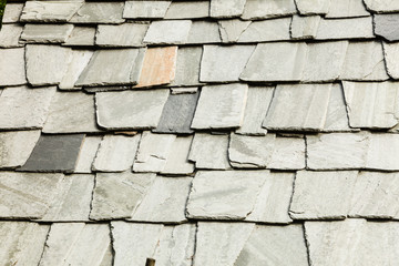 Background wall made of grey stone rocks
