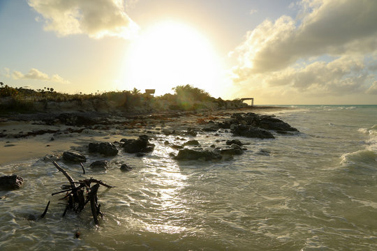 Playa Pilar beach on Cayo Coco island in Cuba