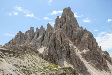 Fototapeta premium Dolomiten mit den Drei Zinnen in Südtirol