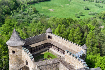 Fototapeta premium The Lubovna castle, Slovakia