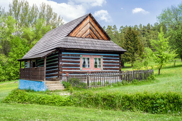 Fototapeta na wymiar Rural house in village