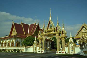 Fototapeta na wymiar Buddhistische Tempel in Nakhon Phanom Thailand