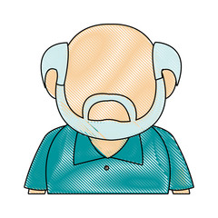 portrait man people senior cartoon image