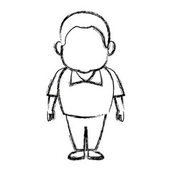 man character people standing cartoon