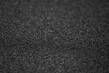 texture of black sponge or foam