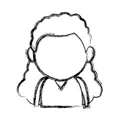 portrait little girl young person cartoon