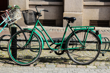 Fototapeta na wymiar Fahrrad in Schweden