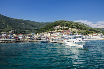 Fototapeta na wymiar Parga city - Ionian Sea - Preveza, Epirus, Greece
