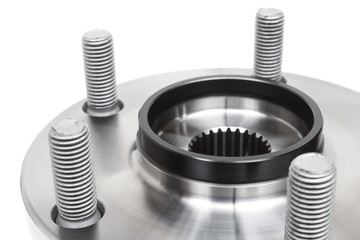 auto hub bearing on a white