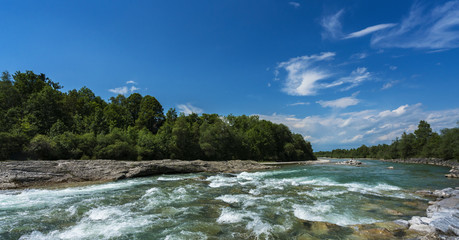 Die Isar in Bayern