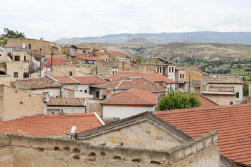 Fototapeta na wymiar Old Houses in Avanos Town, Turkey