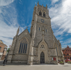 Fototapeta na wymiar St Thomas Church in Newport town centre on the Isle of Wight, UK