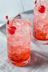 Sweet Refreshing Cherry Cocktail Mocktail