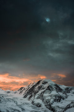 Lyskamm dark sunrise