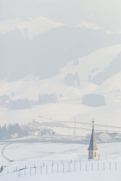 under the snow