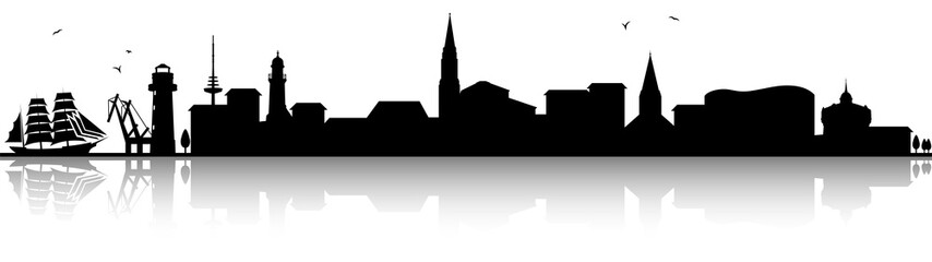 Kiel Schleswig Holstein Deutschland Segelschiff Ostsee Skyline Panorama Silhouette Buy This Stock Vector And Explore Similar Vectors At Adobe Stock Adobe Stock