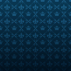 blue wallpaper pattern, vector