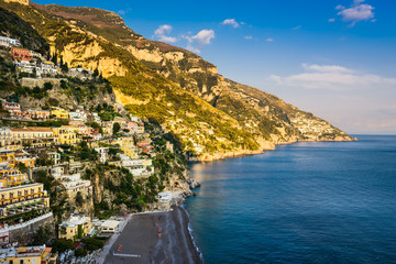 View of Positano, Amalfi Coast, Italiy © Mapics