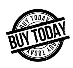 Buy Today rubber stamp. Grunge design with dust scratches. Effects can be easily removed for a clean, crisp look. Color is easily changed.