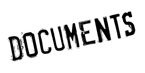 Documents rubber stamp. Grunge design with dust scratches. Effects can be easily removed for a clean, crisp look. Color is easily changed.