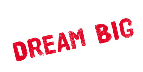 Dream Big rubber stamp. Grunge design with dust scratches. Effects can be easily removed for a clean, crisp look. Color is easily changed.