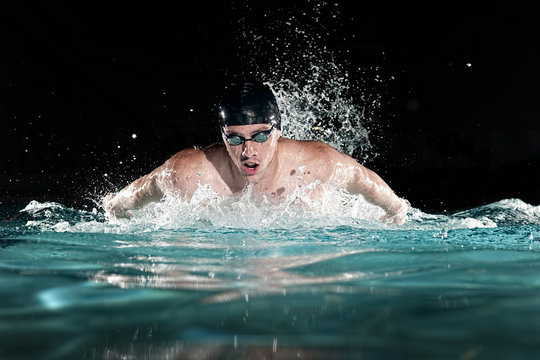 Mens Olympic Swimming Butterfly Stroke