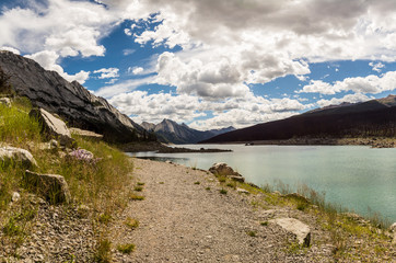 Waking path in Jasper Alberta
