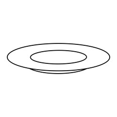 dish tableware isolated icon vector illustration design
