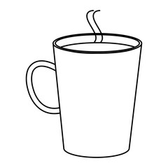 coffee mug isolated icon vector illustration design