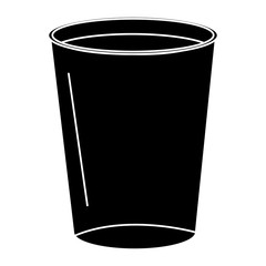 coffee in plastic cup vector illustration design