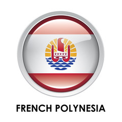 Round flag of French Polynesia