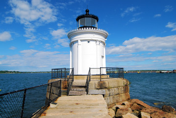 Fototapeta na wymiar Bug Light / Bug Lighthouse in Portland, Maine