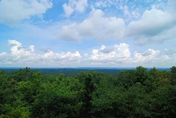 Foto auf Acrylglas Oak Mountain View / View from Oak Mountain State Park near Birmingham, Alabama © doncon402