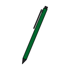 green pencil write ink work utensil icon